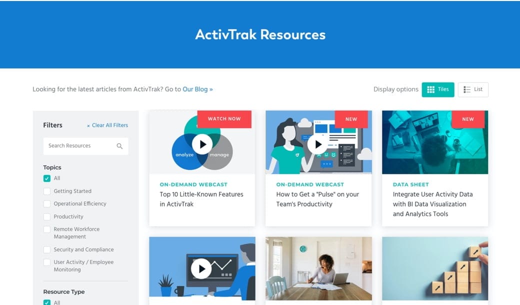 ActivTrak partner resources