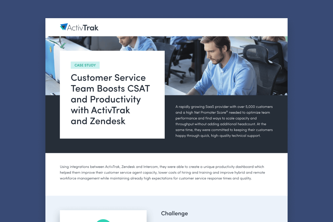 ActivTrak Drives Contact Center Efficiency for Financial Services Leader