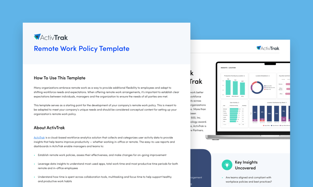 Remote work policy template
