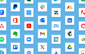 A cluster of SaaS App logos that can become expensive without proper SaaS Spend Management.