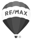 The Remax logo which is a hot air balloon with Remax in the middle.