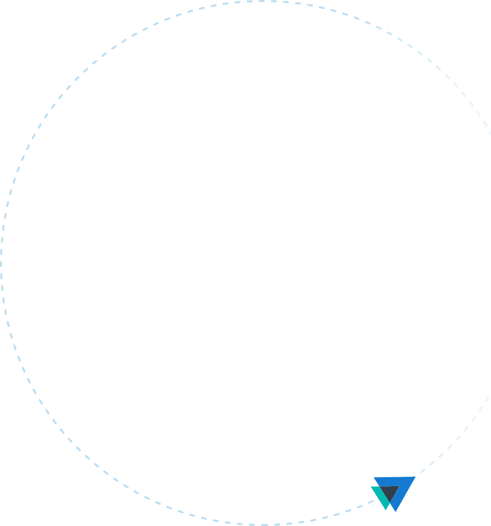 A light blue dotted circle with the ActivTrak workforce analytics logo on the bottom right of the circle.