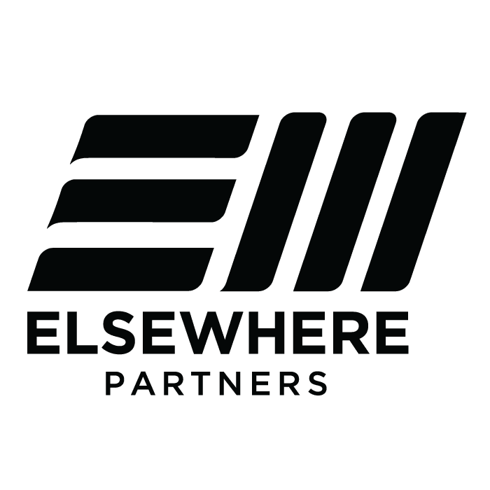 The words Elsewhere Partners under their logo which is a stylized e and w.