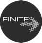 The FiniteX logo which is the word finite with a grey arrow under it, pointing right.