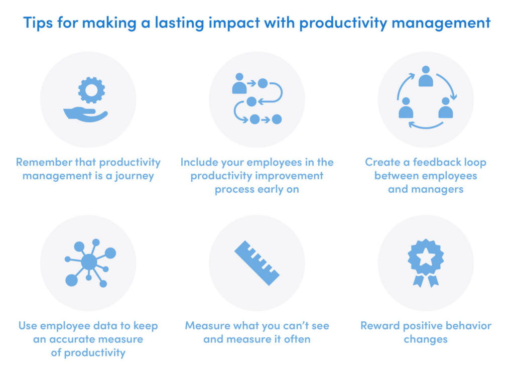 tips for making lasting impact with productivity management