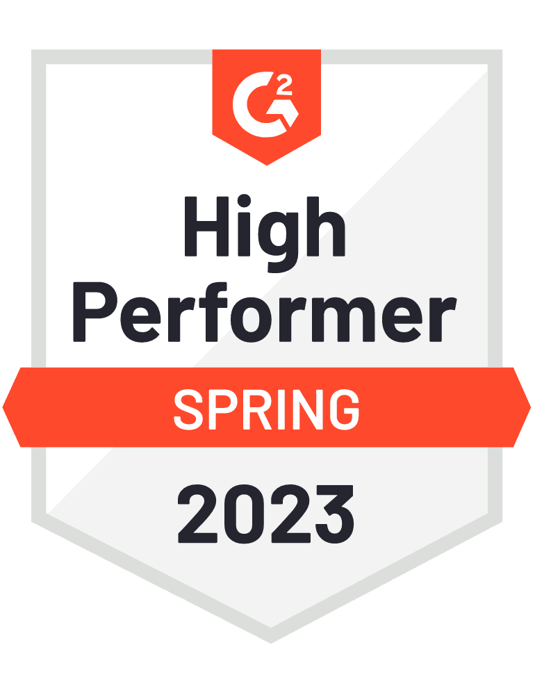 G2 High Performer - Spring 2023