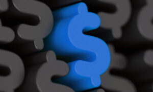 A dollar sign highlighted to signal the importance of cost saving measures.
