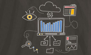A drawing of many productive solutions visualized as a graph.