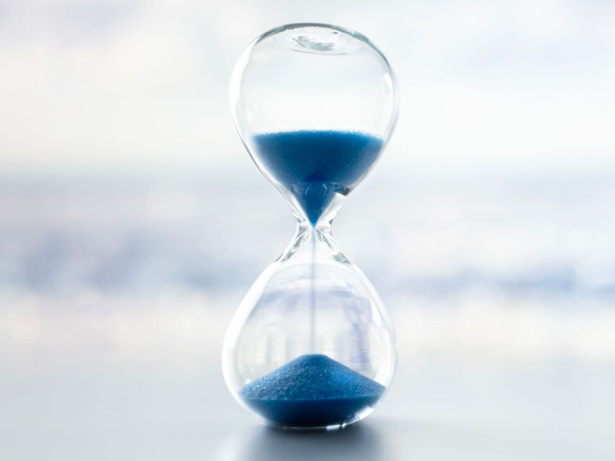 Blue timer signifying the process of tracking non-billable work